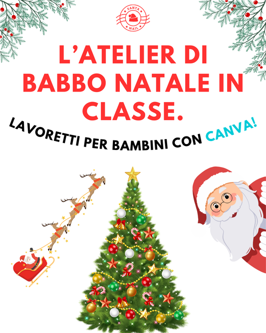 Lavoretti natalizi in classe con Canva!